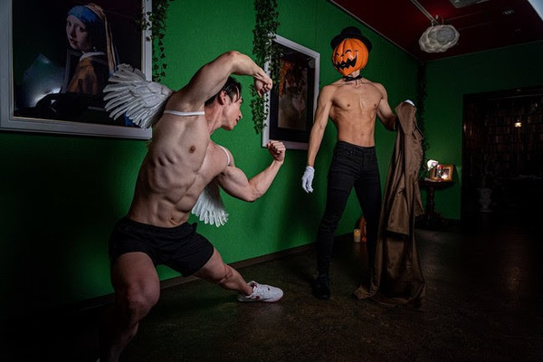 使う用途ないけど面白い マッチョフリー素材に新作 ハロウィンのマッチョ を入荷 21年10月26日 Biglobeニュース