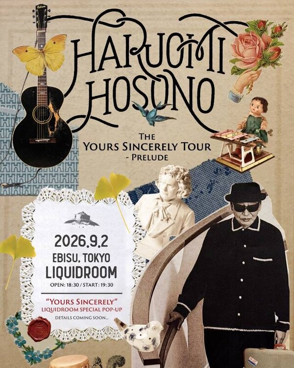 Haruomi Hosono The Yours Sincerely Tour - Prelude 公演キービジュアル.jpg