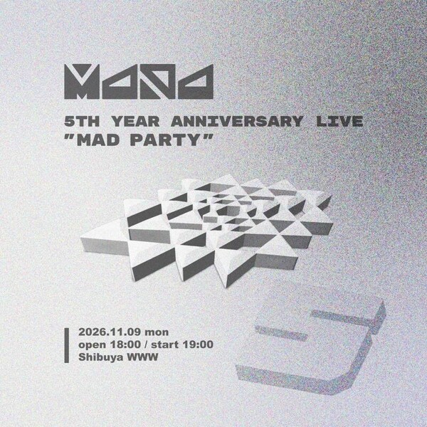 『5th YEAR ANNIVERSARY LIVE MAD PARTY』ビジュアル.jpg