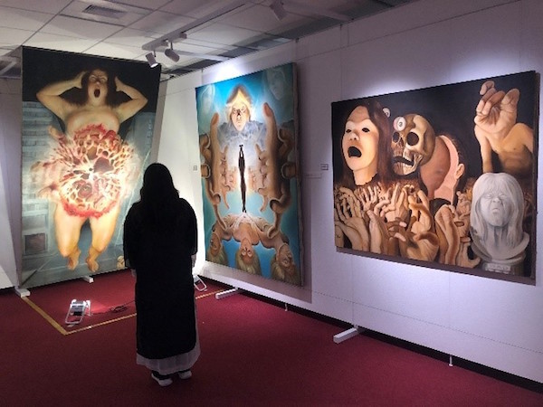 シュールでアンダーグラウンドな大作品展！ 特殊幻視覚アートショー