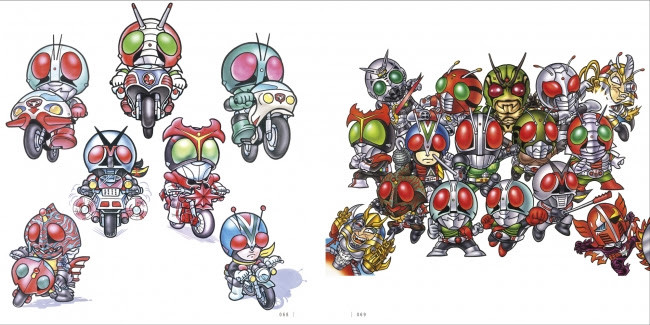 ガンダム、仮面ライダー、ウルトラマン、ゴジラなどの人気キャラクター